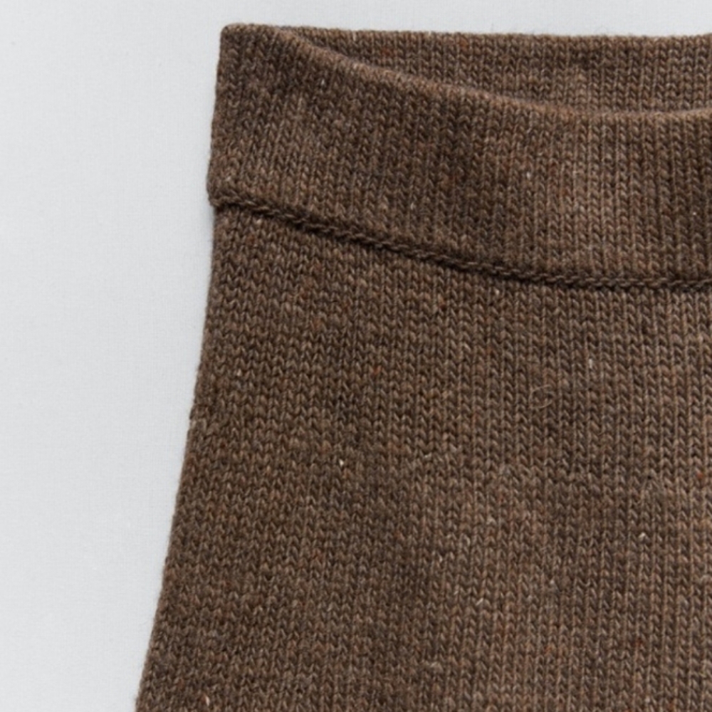 Zara Brown Knit Maxi Skirt - Picture 3 of 12